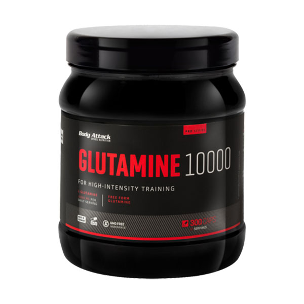 Glutamine 10000 - 300 Caps کپسول گلوتامین 10000 بادی اتک 300 عدد - Image 1